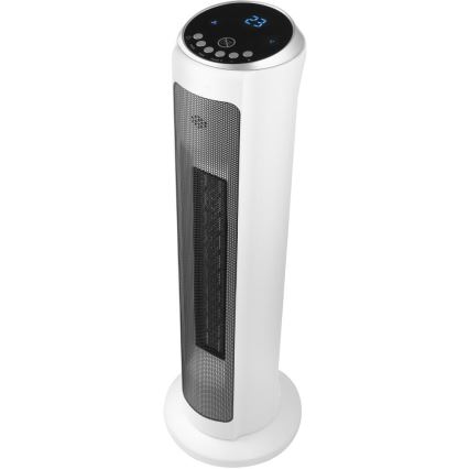 Sencor - Ventilator met keramisch verwarmingselement 2200 W / 230 V, Wi‑Fi, wit + afstandsbediening