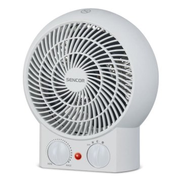 Sencor - Ventilator met verwarmingselement 1200/2000W/230V wit