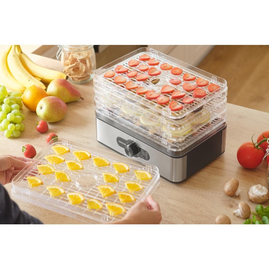 Sencor - Voedseldroger met temperatuurregeling 700W/230V