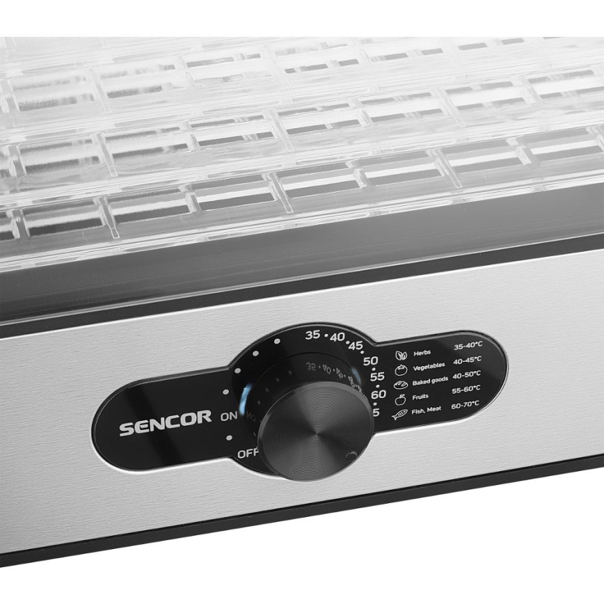 Sencor - Voedseldroger met temperatuurregeling 700W/230V