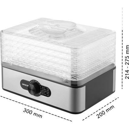 Sencor - Voedseldroger met temperatuurregeling 700W/230V