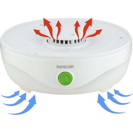 Sencor - Voedseldroger met thermoregulatie 250W/230V