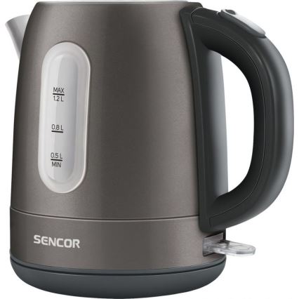 Sencor - Waterkoker 1,2 l 2150W/230V antraciet