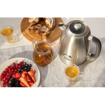 Sencor - Waterkoker 1,7 l 2200W/230V roestvrij staal