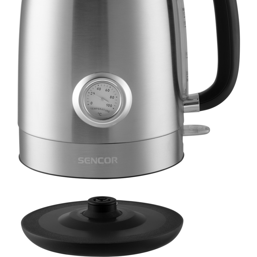 Sencor - Waterkoker 1,7 l 2200W/230V roestvrij staal