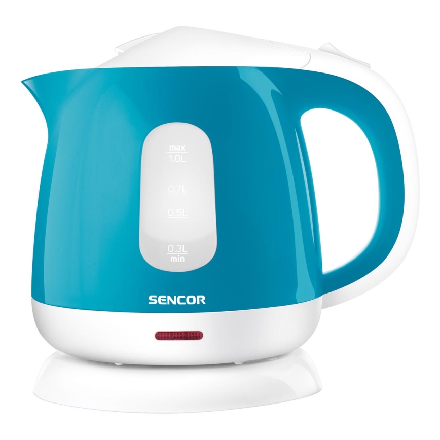 Sencor - Waterkoker 1 l 1100W/230V turkoois