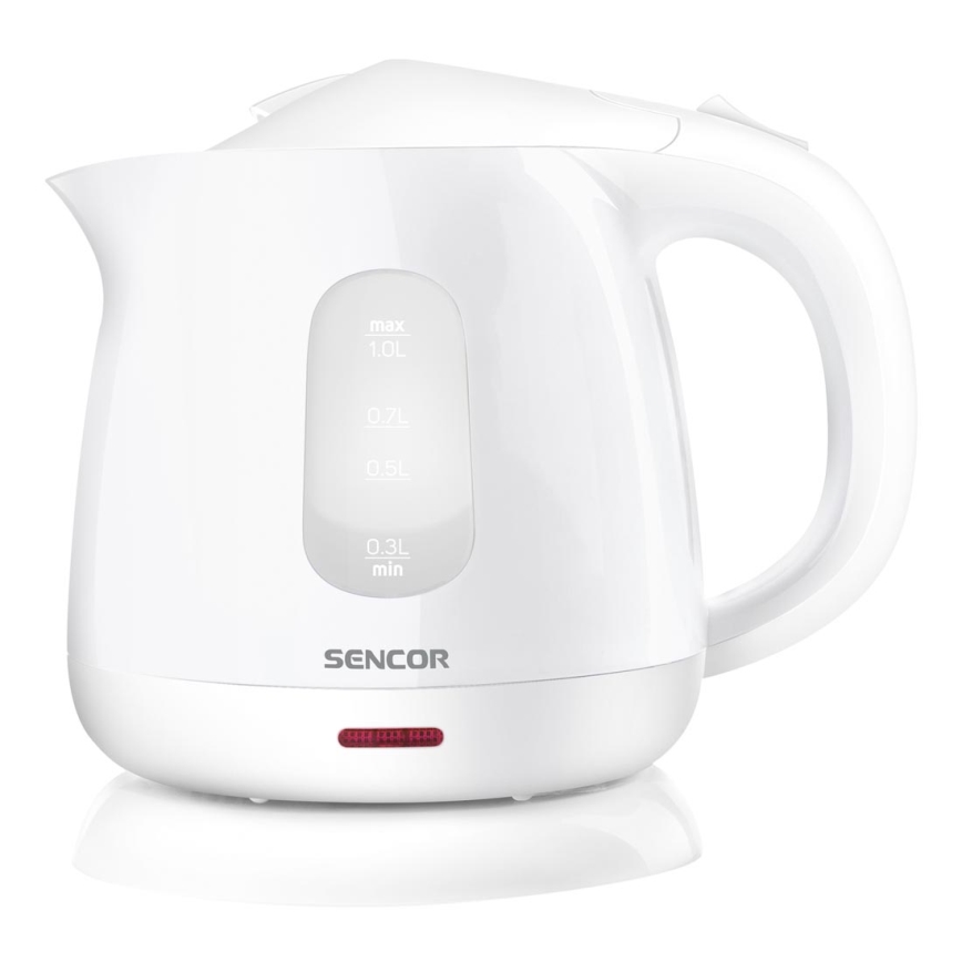 Sencor - Waterkoker 1 l 1100W/230V wit