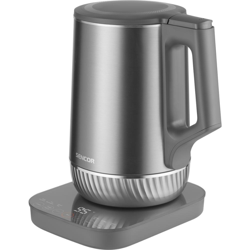 Sencor - Waterkoker met temperatuurregeling 1,7 l, 1800 W/230 V, RVS
