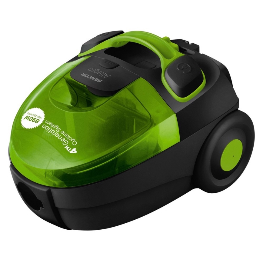 Sencor - Zak-loze Stofzuiger 1,5 l 890W/230V groen/zwart