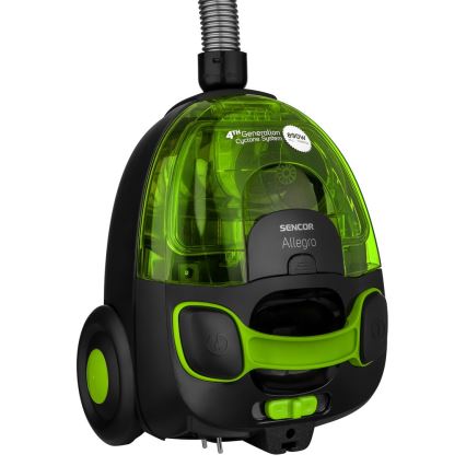 Sencor - Zak-loze Stofzuiger 1,5 l 890W/230V groen/zwart
