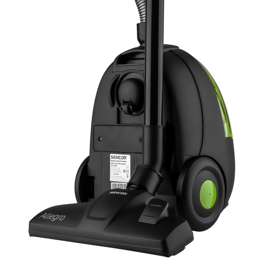 Sencor - Zak-loze Stofzuiger 1,5 l 890W/230V groen/zwart