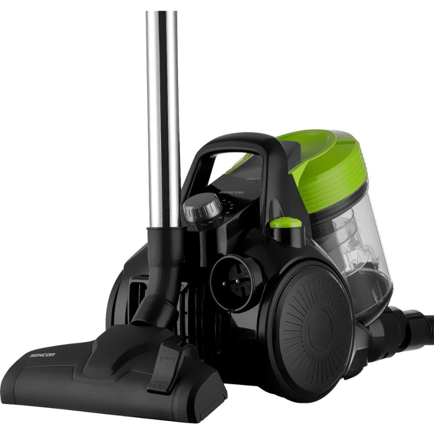 Sencor - Zakloze stofzuiger 2 l 700W/230V zwart/groen