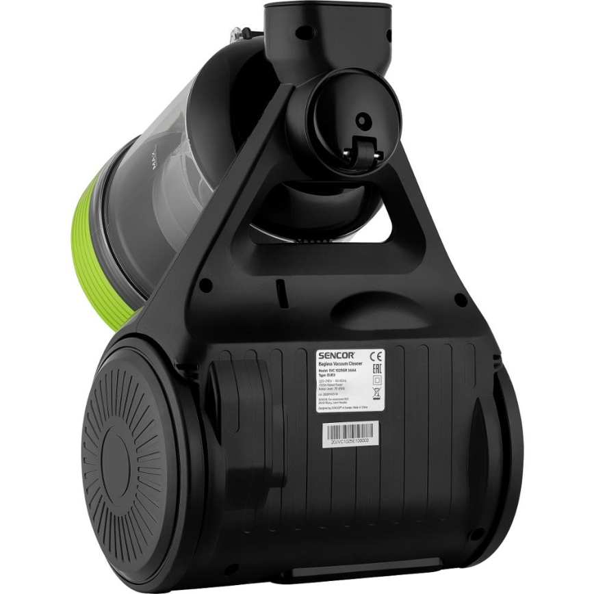 Sencor - Zakloze stofzuiger 2 l 700W/230V zwart/groen