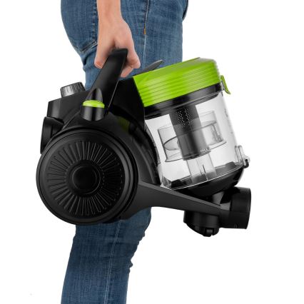 Sencor - Zakloze stofzuiger 2 l 700W/230V zwart/groen