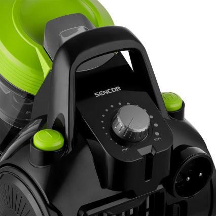Sencor - Zakloze stofzuiger 2 l 700W/230V zwart/groen