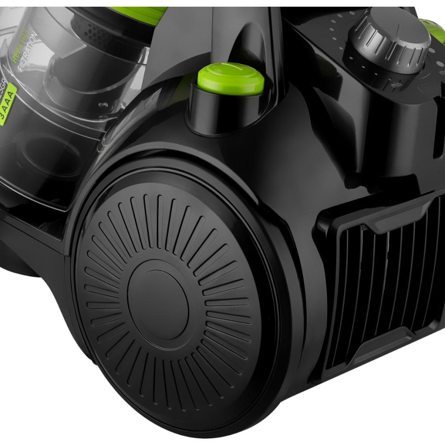 Sencor - Zakloze stofzuiger 2 l 700W/230V zwart/groen