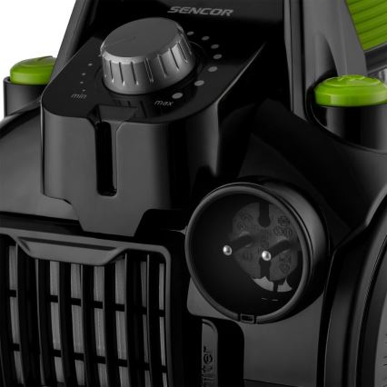 Sencor - Zakloze stofzuiger 2 l 700W/230V zwart/groen