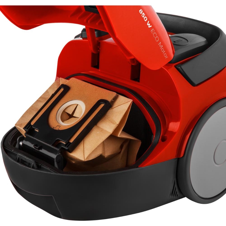 Sencor - Zakstofzuiger 1,5 l 850W/230V rood/zwart