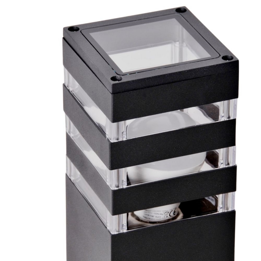Sensorlamp voor buiten TEKSAS 1xE27/12W/230V IP44 74 cm antraciet