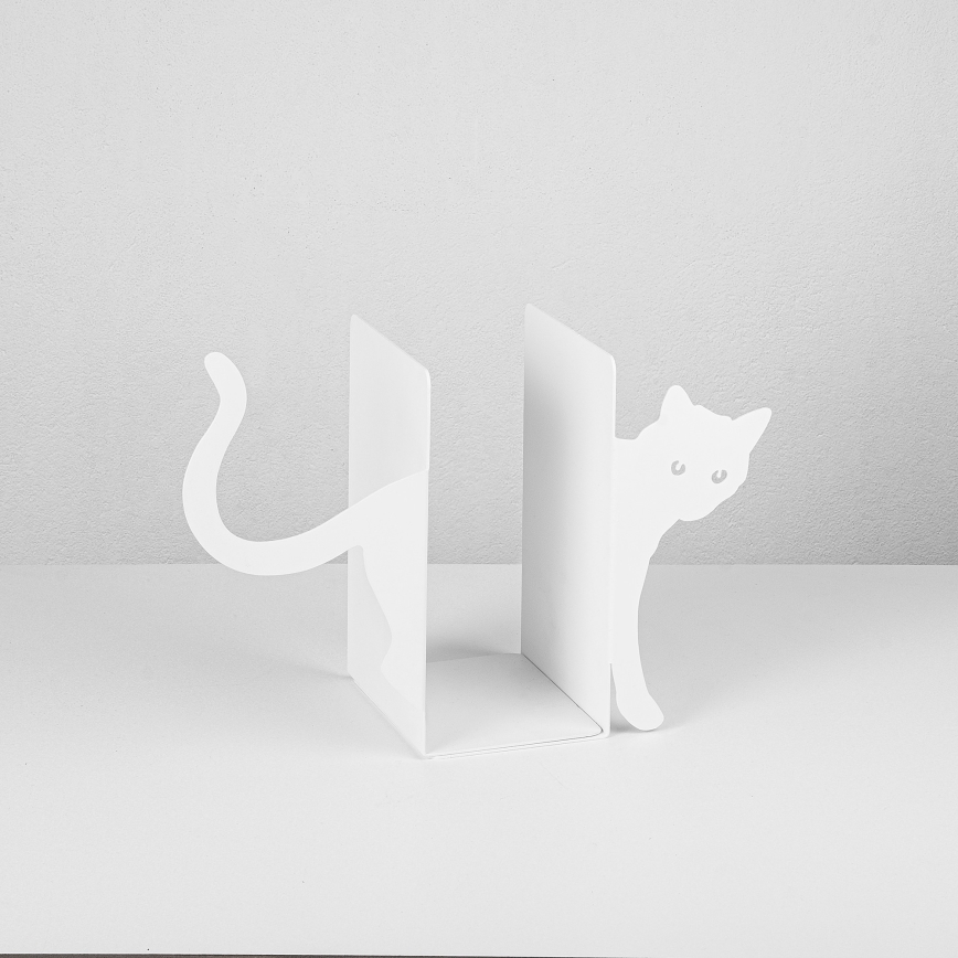 Serre-livre 22x35 cm blanc
