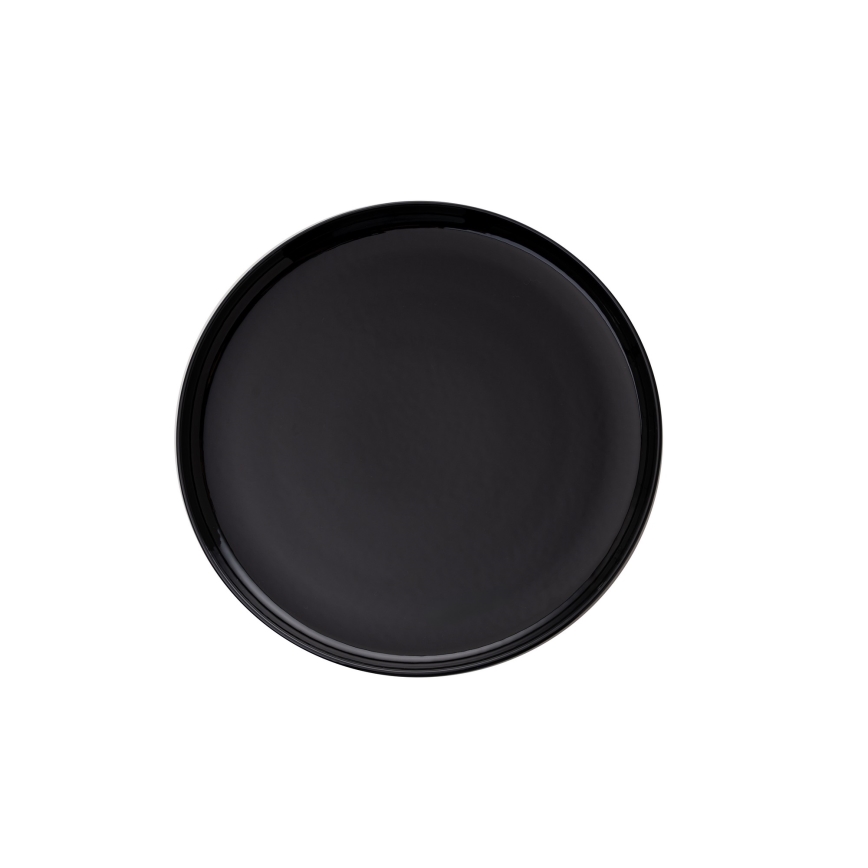 Service de table 12 pièces en porcelaine, noir