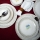 Service de table 18 pièces blanc/multicolore/porcelaine