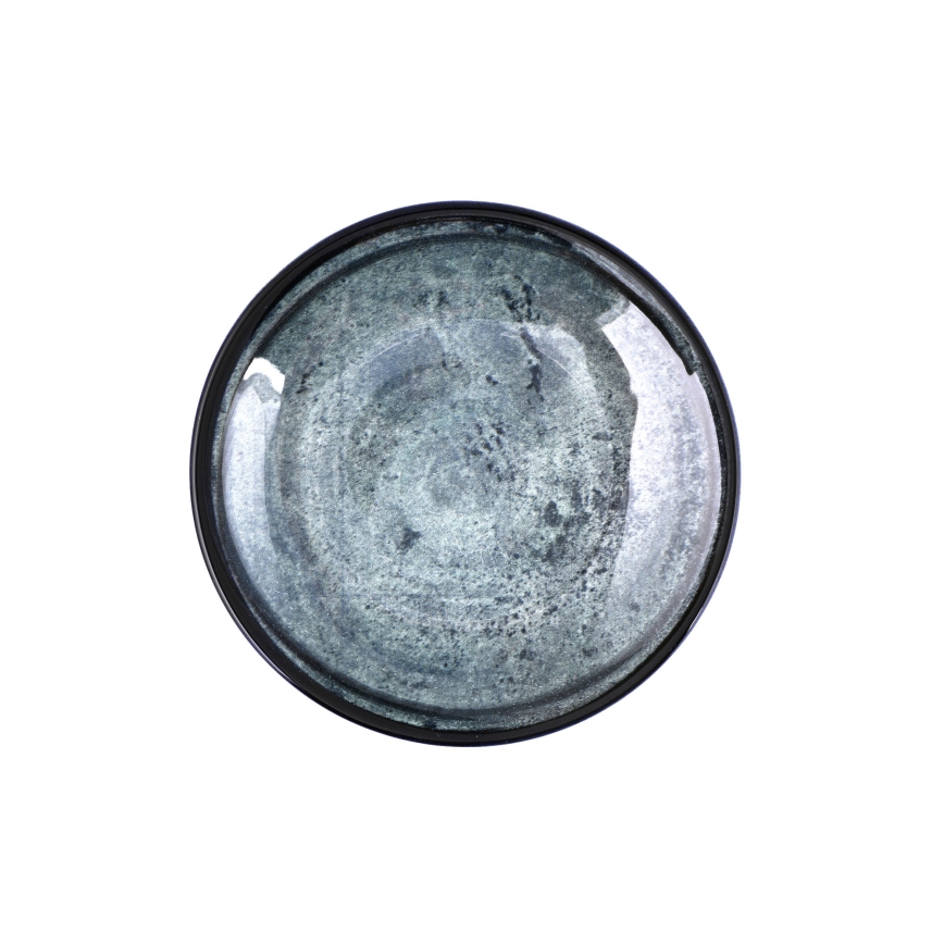 Service de table 18 pièces bleu/porcelaine