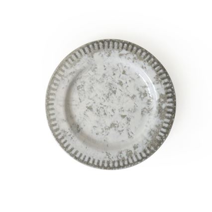 Service de table 18 pièces gris en céramique