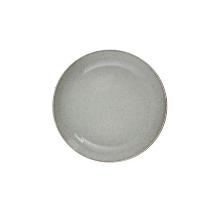 Service de table 18 pièces vert/porcelaine