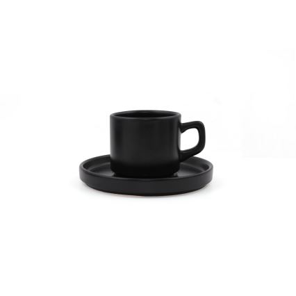 Service de table 20 pièces en grès noir