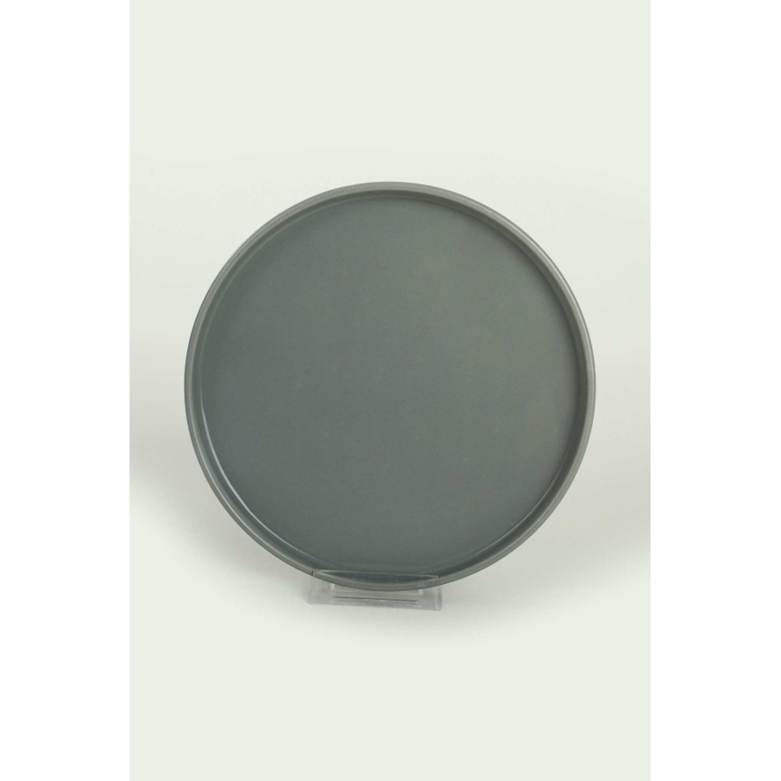 Service de table 20 pièces multicolore en grès