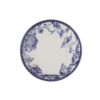 Service de table 24 pièces blanc/bleu/porcelaine