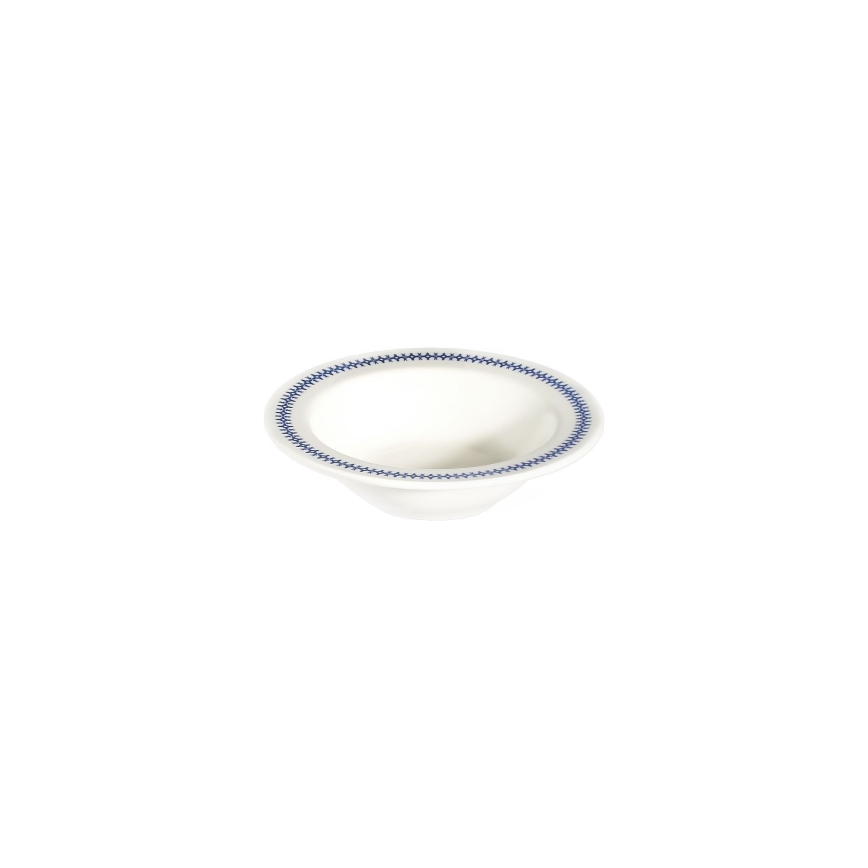 Service de table 24 pièces blanc/bleu/porcelaine