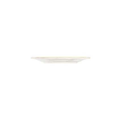 Service de table 24 pièces, blanc et doré, en porcelaine