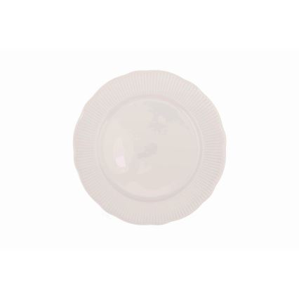 Service de table 24 pièces blanc/porcelaine