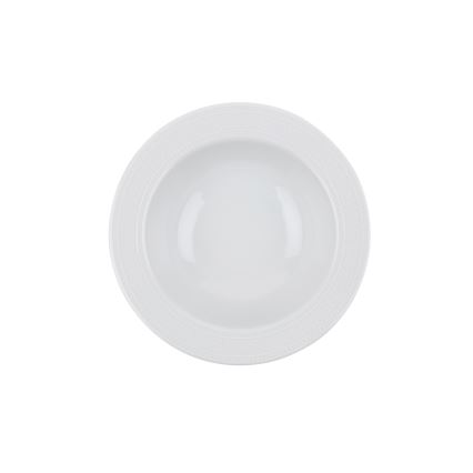 Service de table 24 pièces blanc/porcelaine