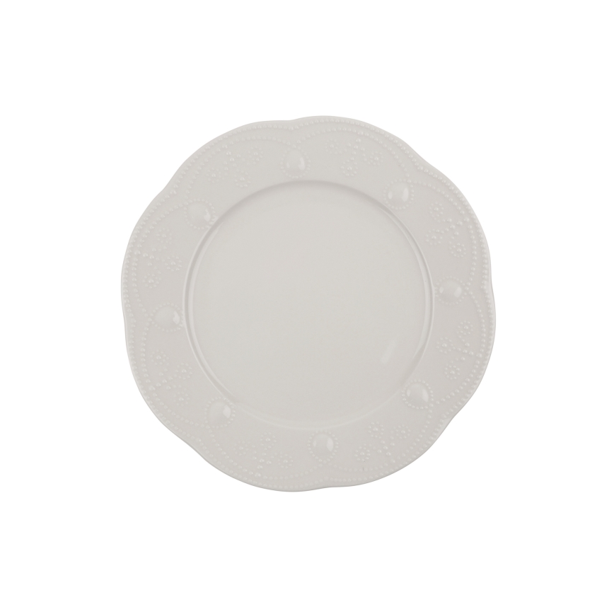 Service de table 24 pièces blanc/porcelaine
