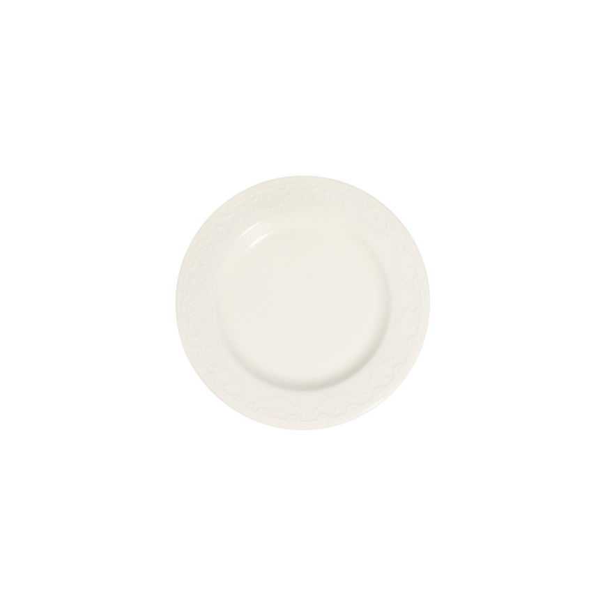 Service de table 24 pièces blanc/porcelaine
