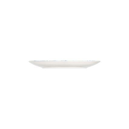 Service de table 24 pièces blanc/rouge/bleu /porcelaine