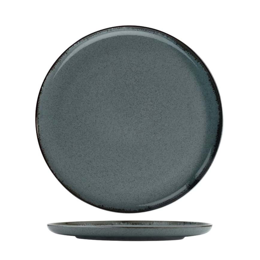 Service de table 24 pièces bleu/porcelaine