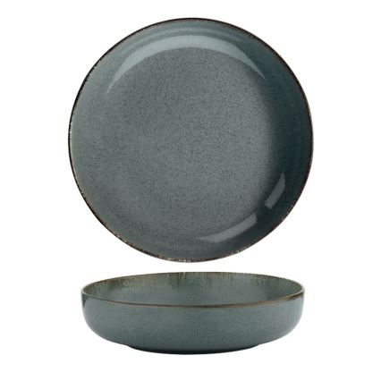 Service de table 24 pièces bleu/porcelaine