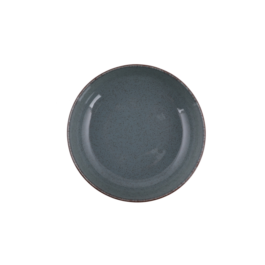 Service de table 24 pièces bleu/porcelaine