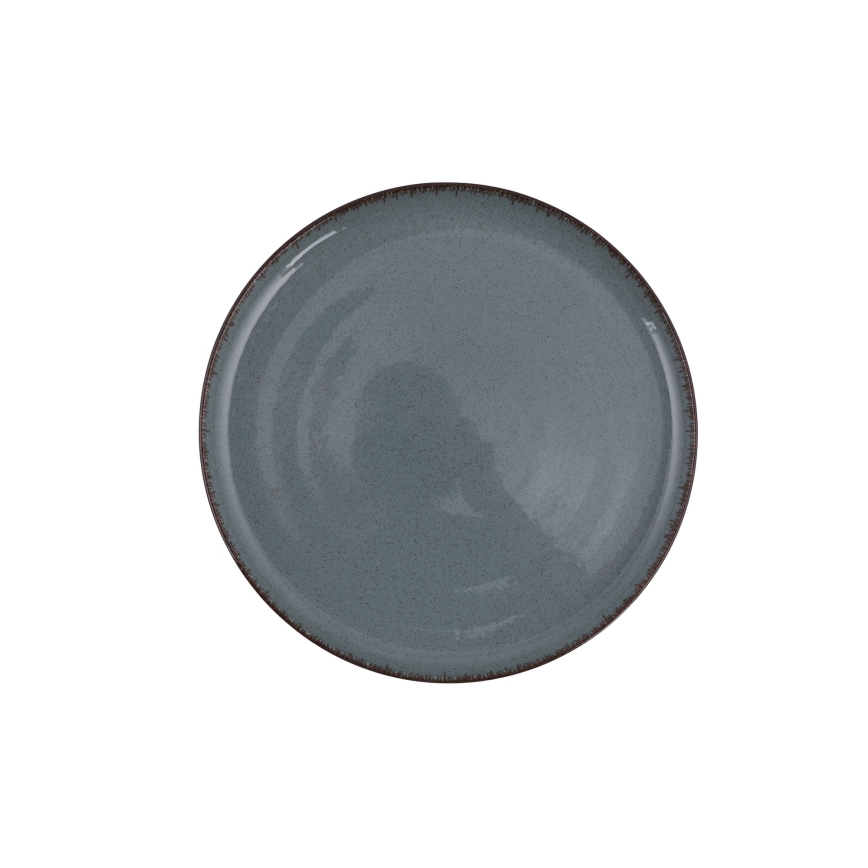 Service de table 24 pièces bleu/porcelaine