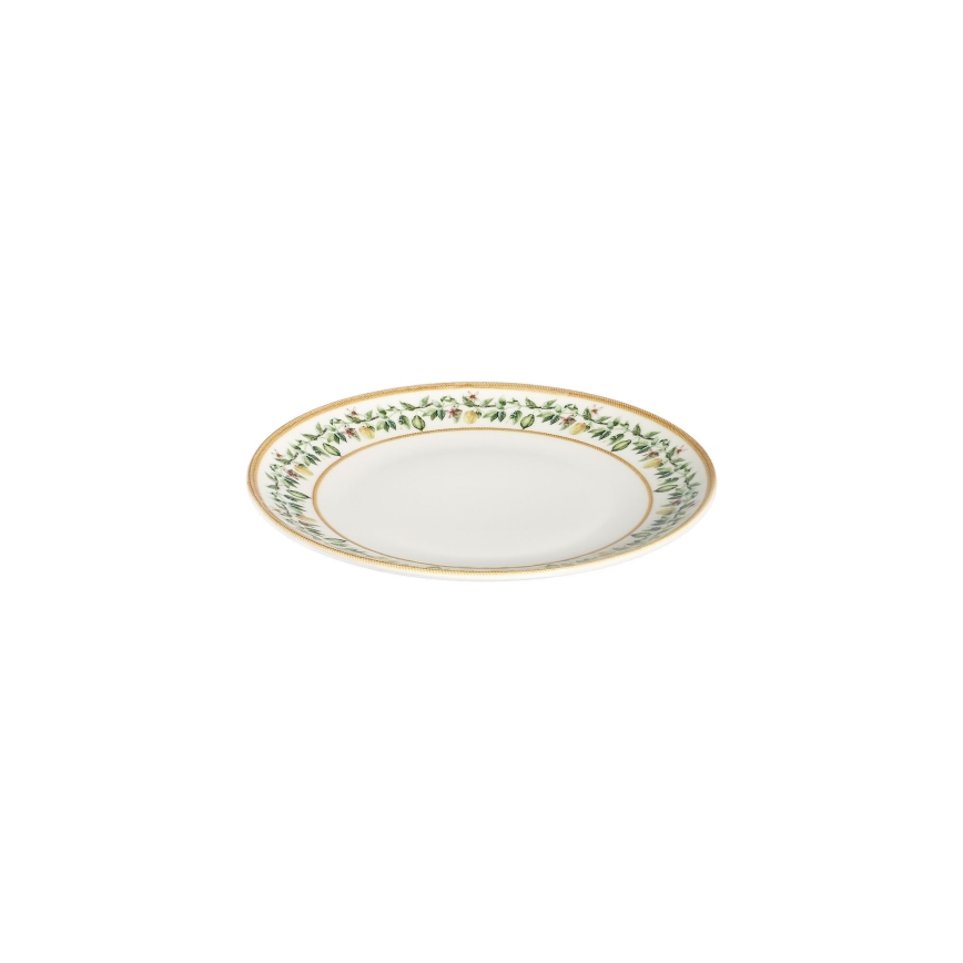 Service de table 24 pièces crème/beige/vert/porcelaine
