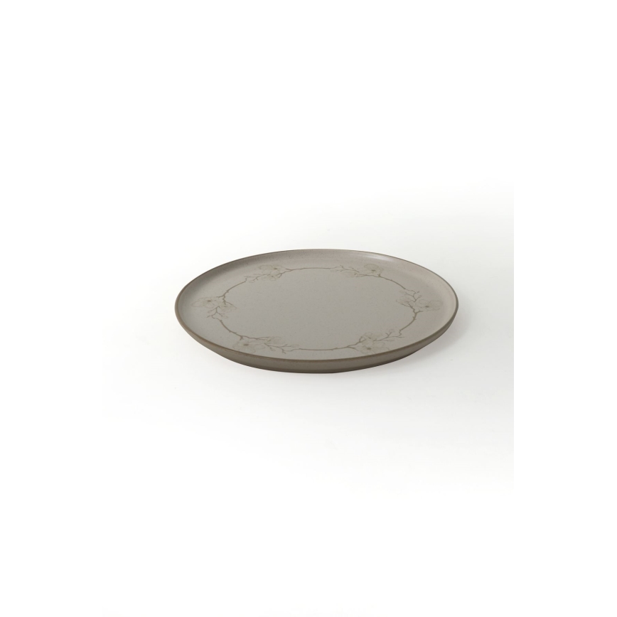 Service de table 24 pièces en céramique, beige