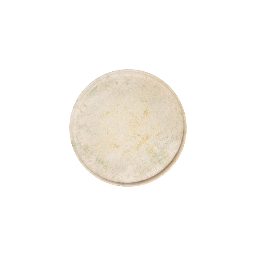 Service de table 24 pièces en porcelaine beige