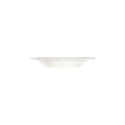 Service de table 24 pièces en porcelaine, blanc/argenté