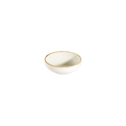 Service de table 24 pièces en porcelaine, blanc/beige