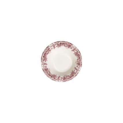 Service de table 24 pièces en porcelaine, blanc/rose
