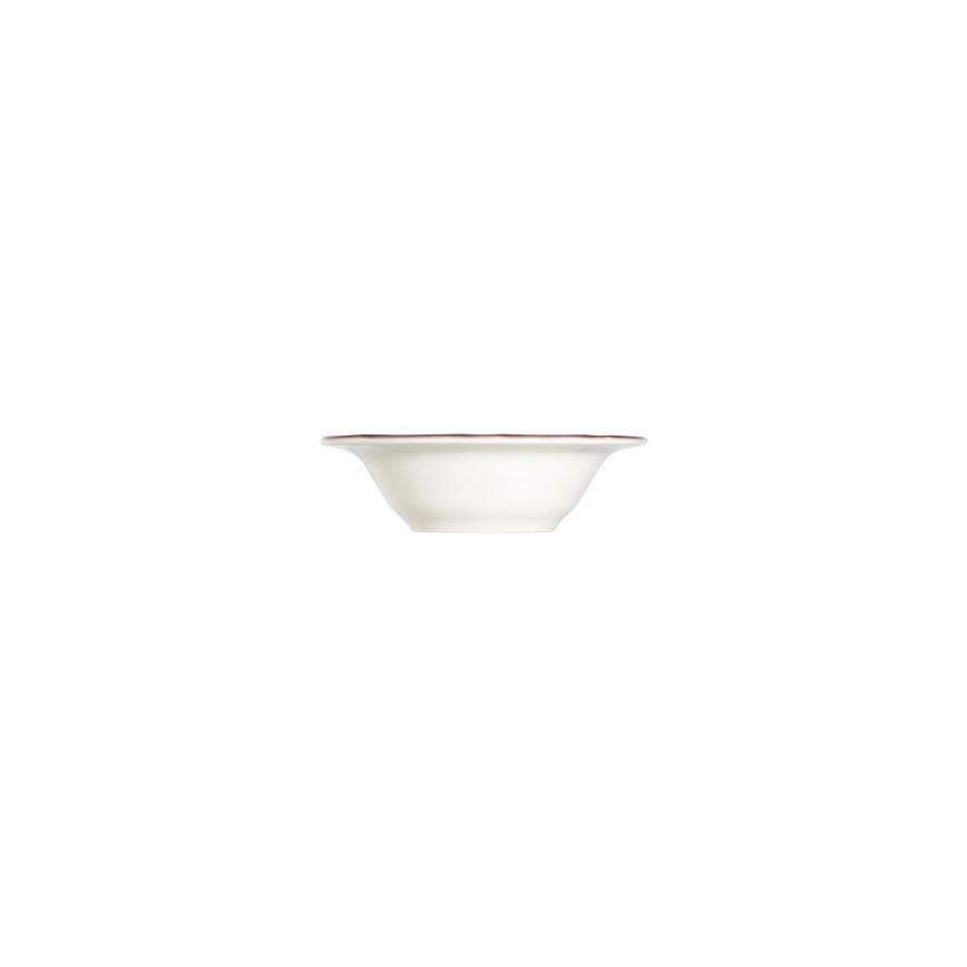 Service de table 24 pièces en porcelaine, blanc/rose